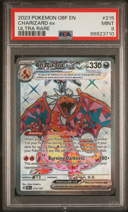 #215/197 Charizard ex |PSA MT 9 | 88823710