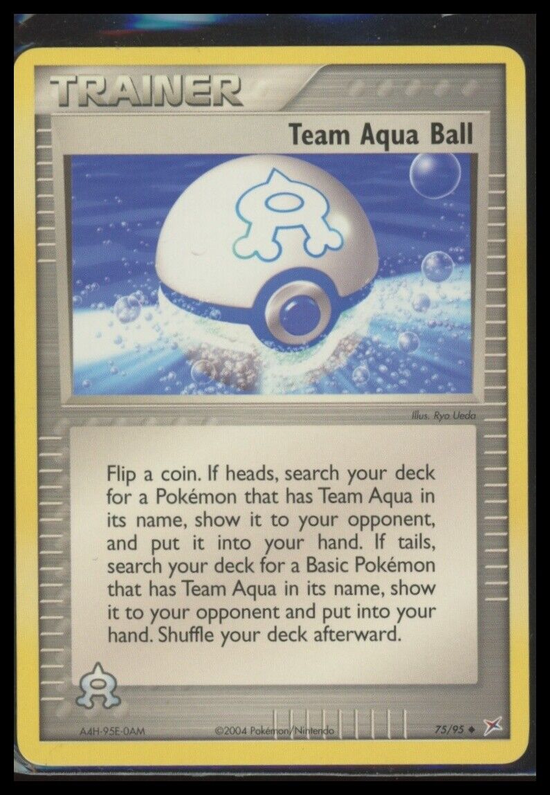 75/95 Team Aqua Ball Team Magma vs Team Aqua