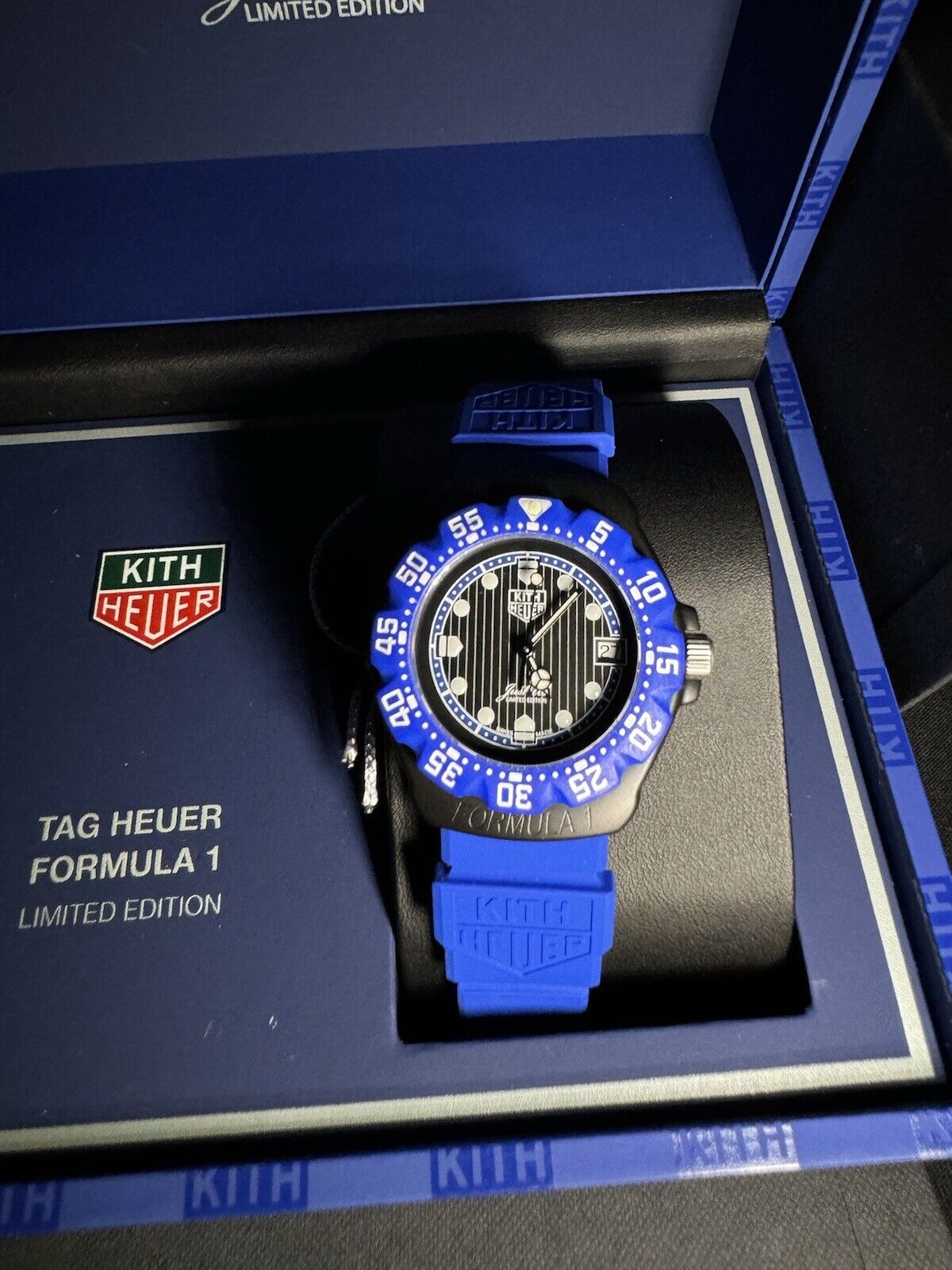 Kith Tag Heuer Formula 1 Watch Limited Edition BLUE 1 OF 825