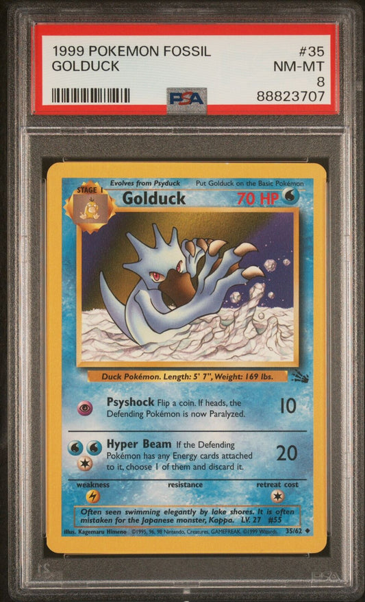 #35/62 Golduck |PSA NM-MT 8 | 88823707