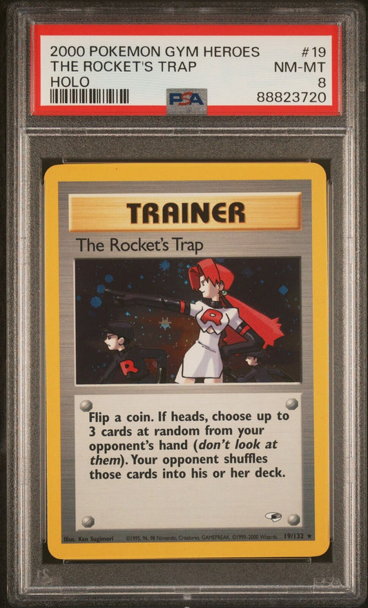 #019/132 The Rocket's Trap |PSA 8 | 88823720