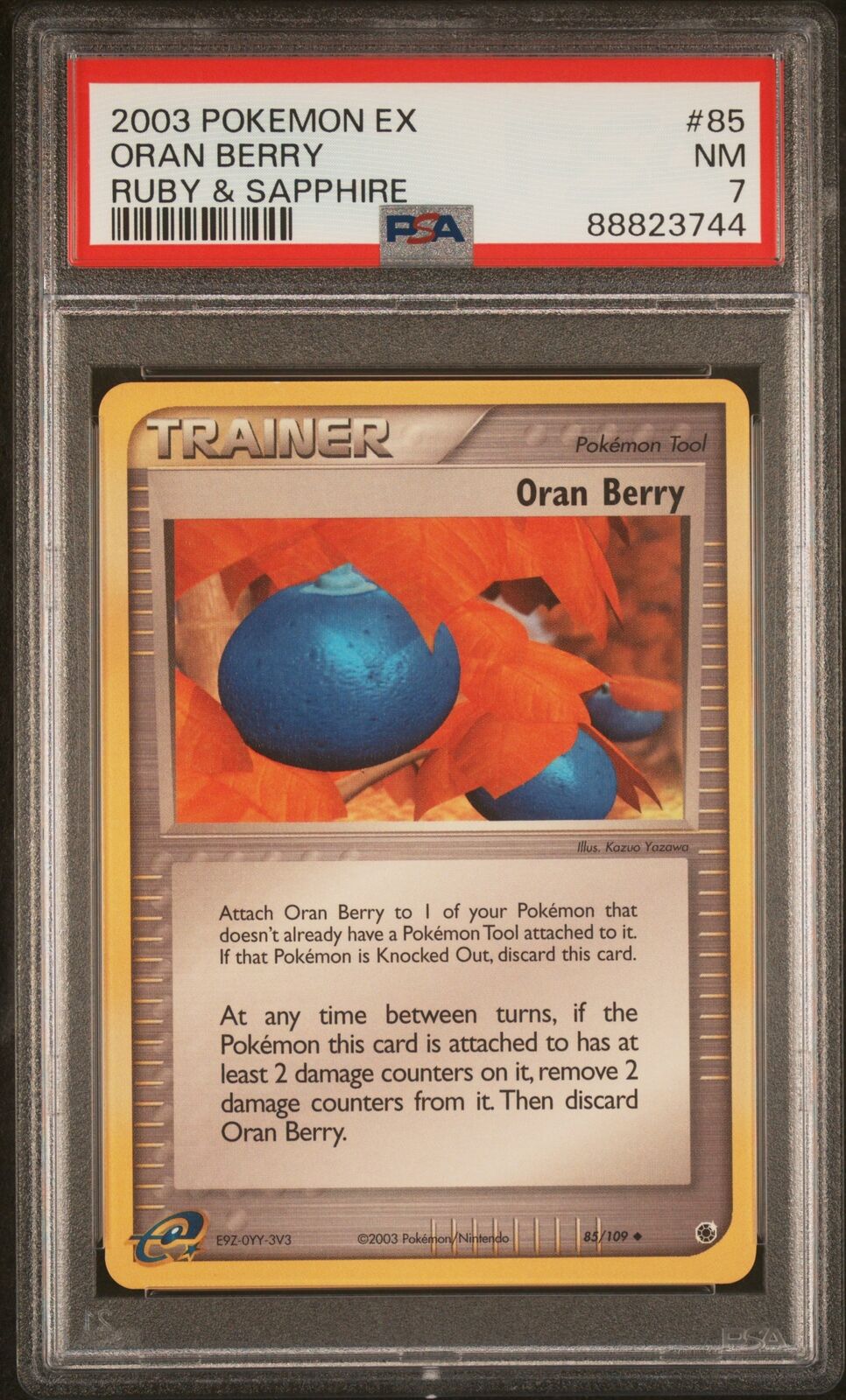 #85/109 Oran Berry |PSA NM 7 | 88823744