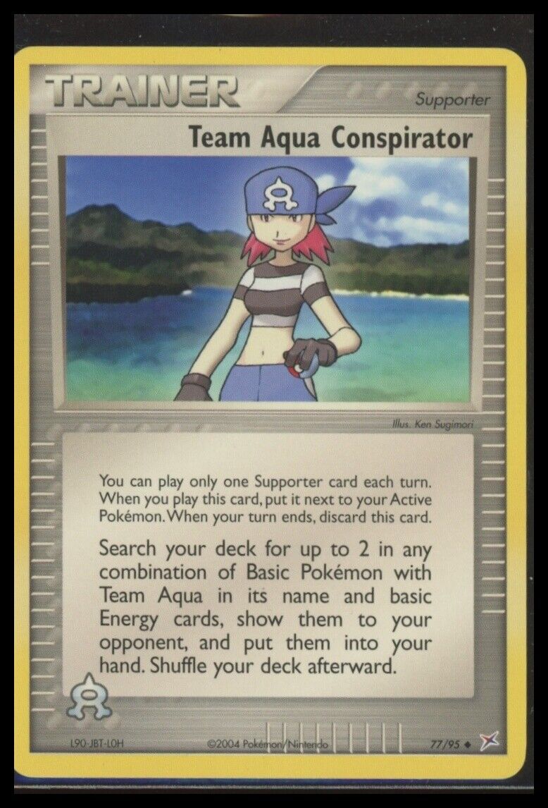 77/95 Team Aqua Conspirator Team Magma vs Team Aqua