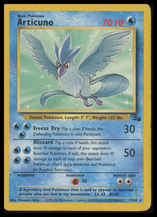 17/62 Articuno (17) Fossil