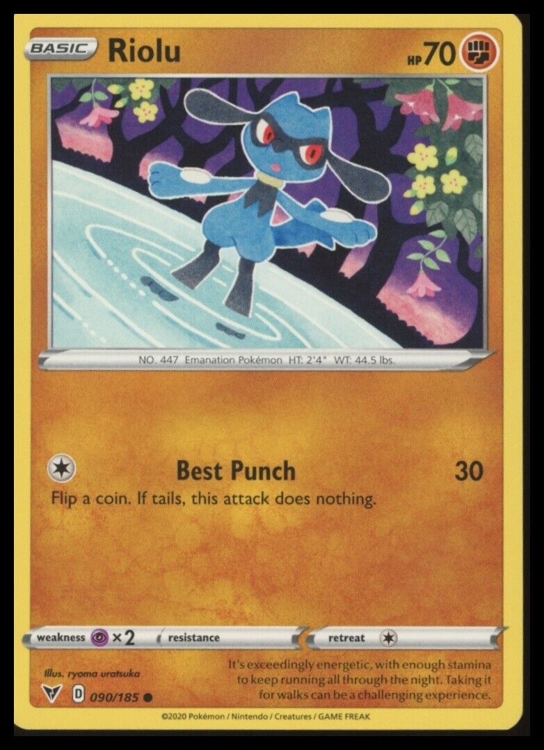 090/185 Riolu SWSH04: Vivid Voltage