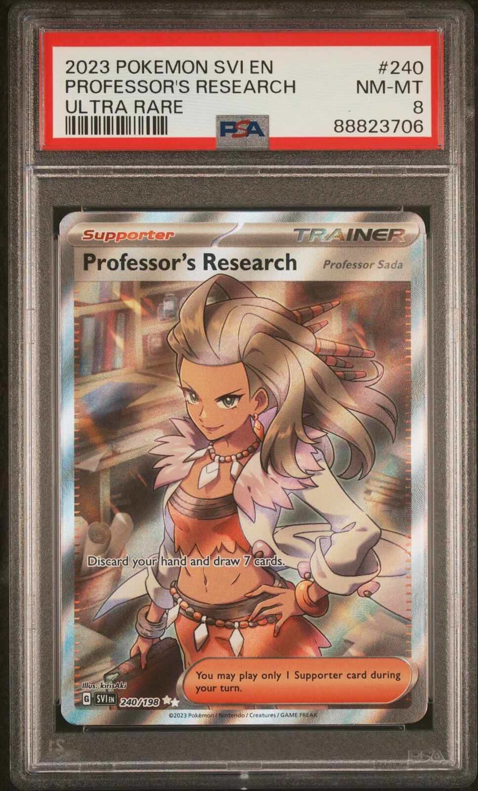 #240/198 Professor's Research |PSA NM-MT 8 | 88823706