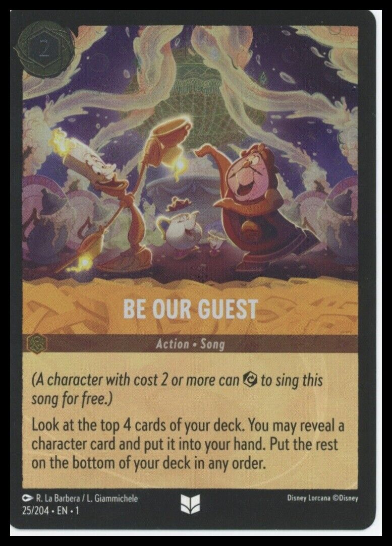 25/204 Be Our Guest The First Chapter Foil