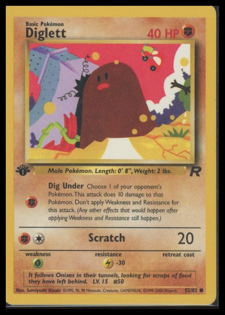 52/82 Diglett Team Rocket