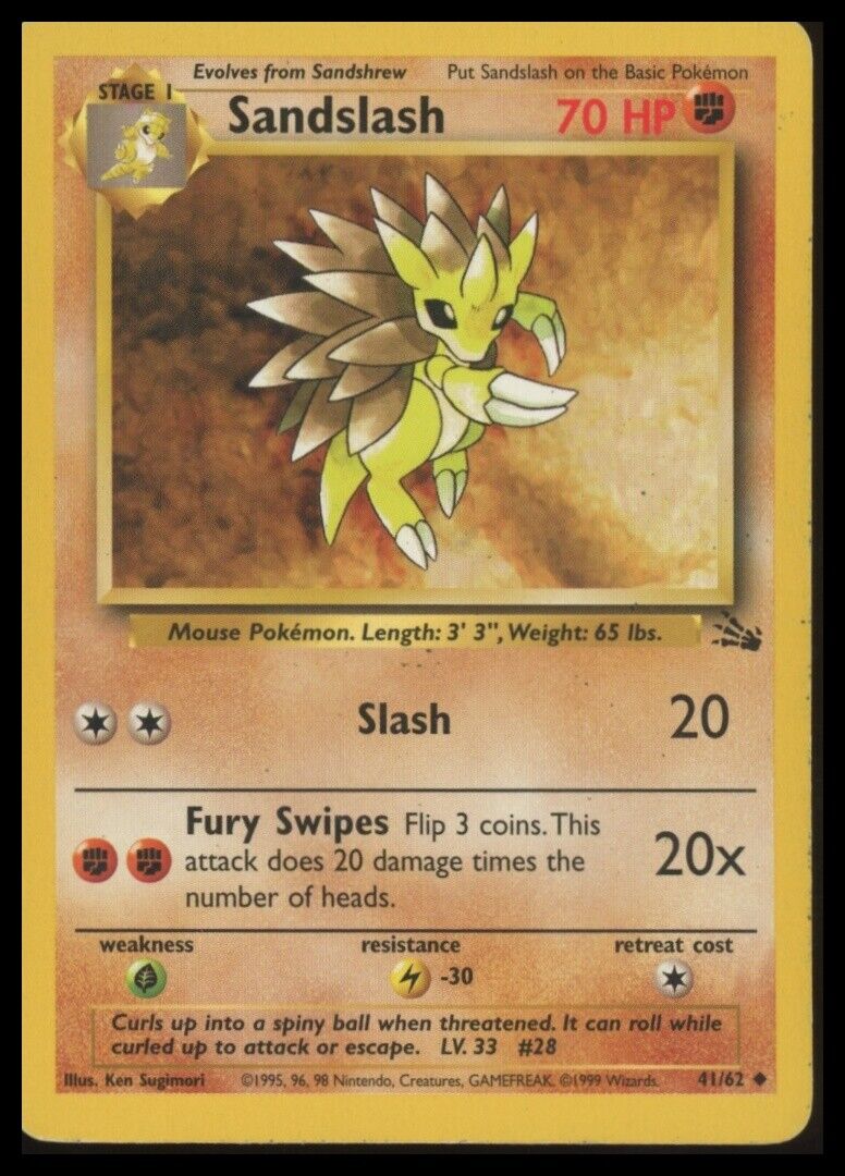 41/62 Sandslash Fossil