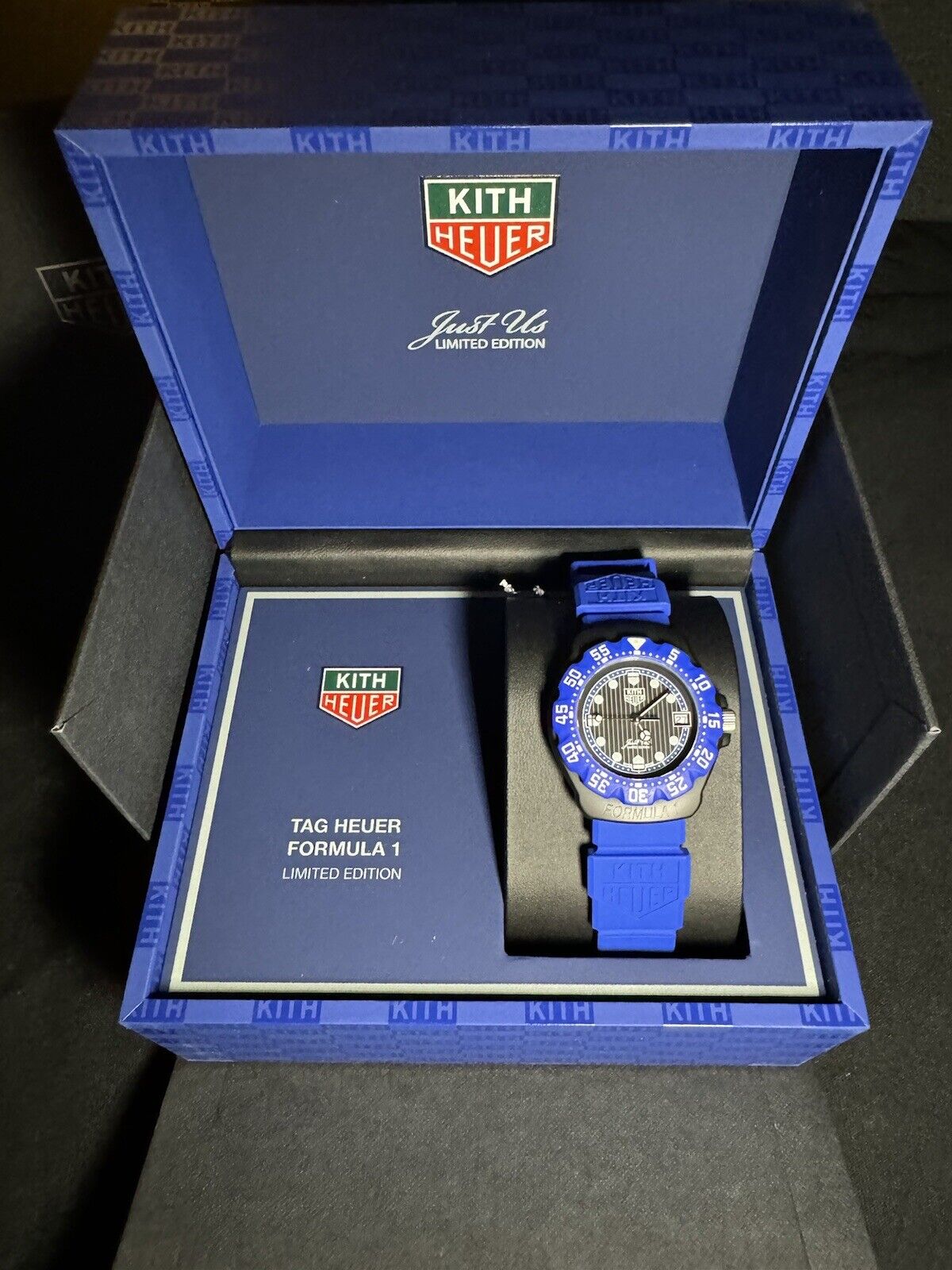 Kith Tag Heuer Formula 1 Watch Limited Edition BLUE 1 OF 825