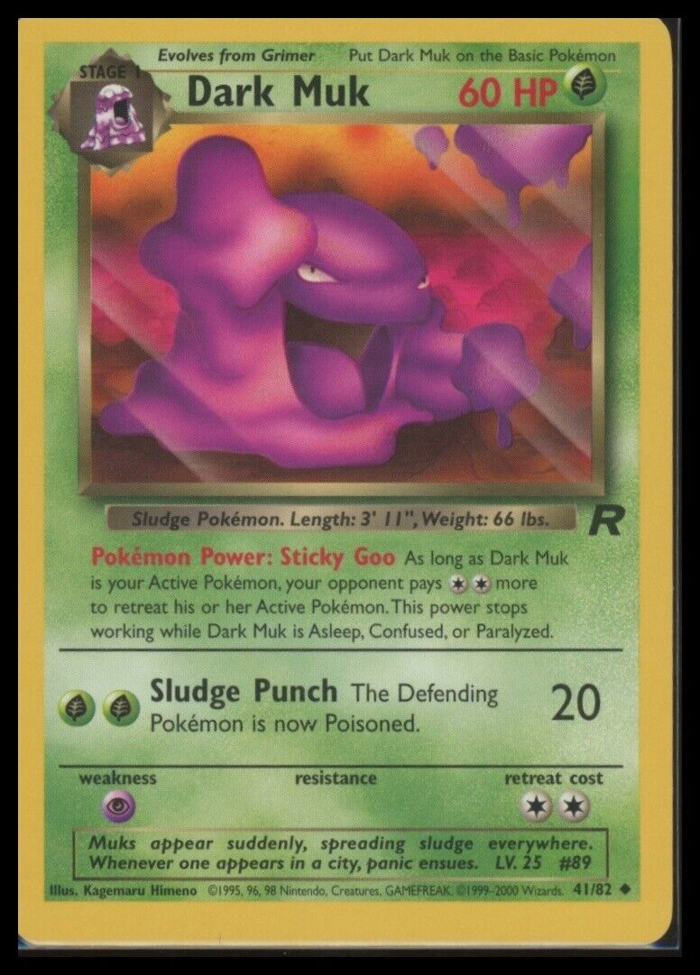 41/82 Dark Muk Team Rocket