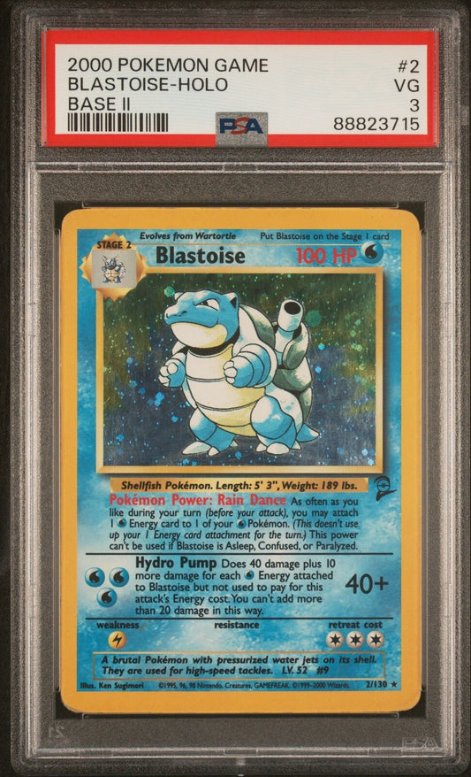 #002/130 Blastoise |PSA VG 3 | 88823715