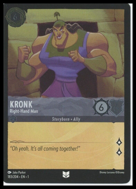 183/204 Kronk - Right-Hand Man The First Chapter Foil