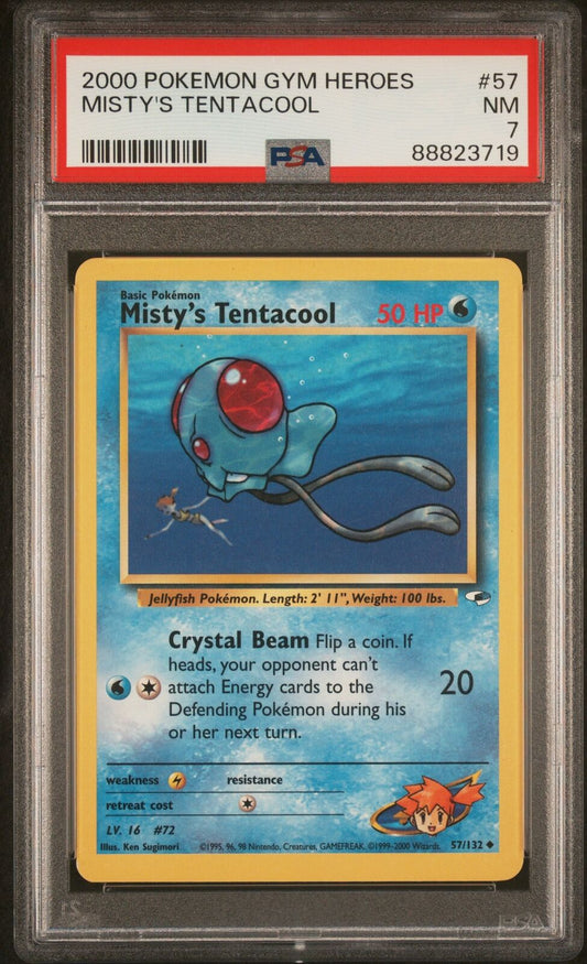 #057/132 Misty's Tentacool (57) |PSA 7 | 88823719