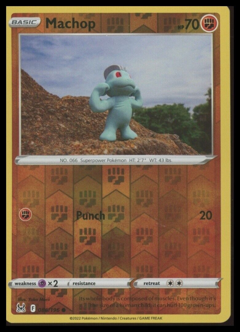 086/196 Machop SWSH11: Lost Origin Reverse Holo