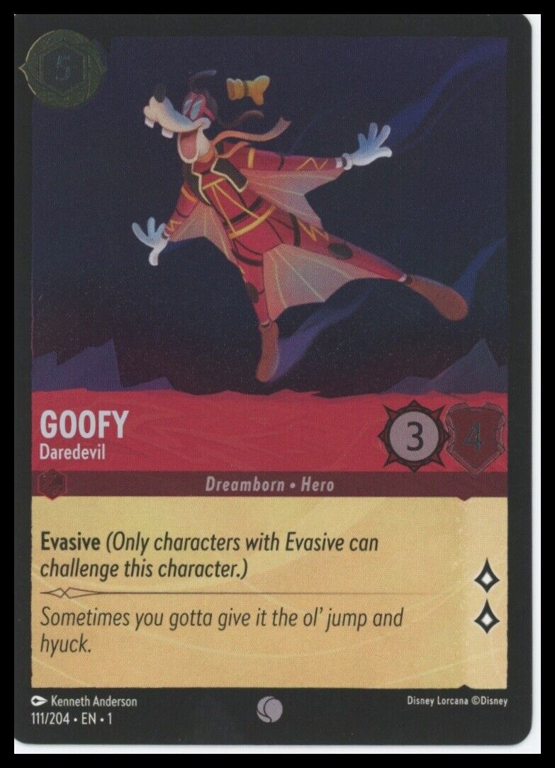 111/204 Goofy - Daredevil The First Chapter Foil