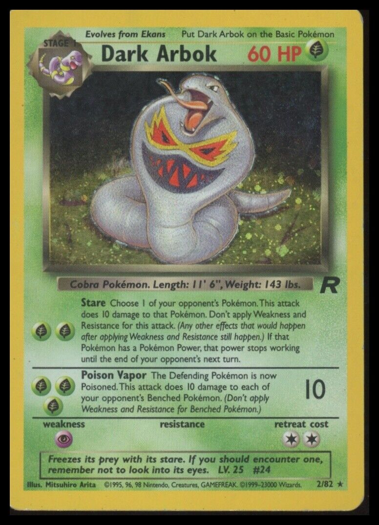 02/82 Dark Arbok (2) Team Rocket