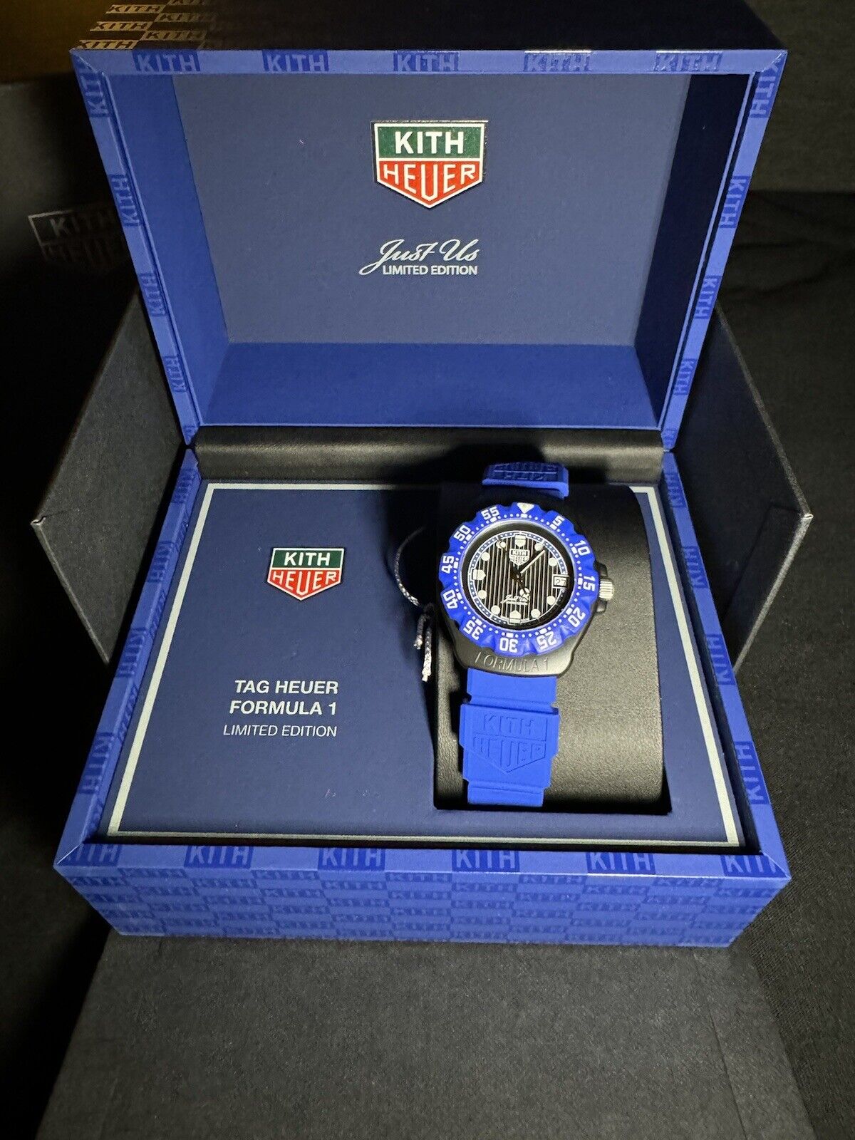 Kith Tag Heuer Formula 1 Watch Limited Edition BLUE 1 OF 825