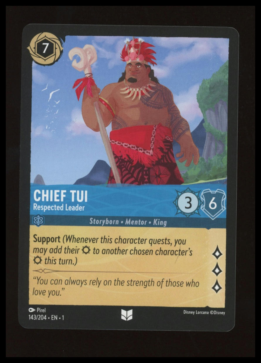 143/204 Chief Tui - Respected Leader The First Chapter