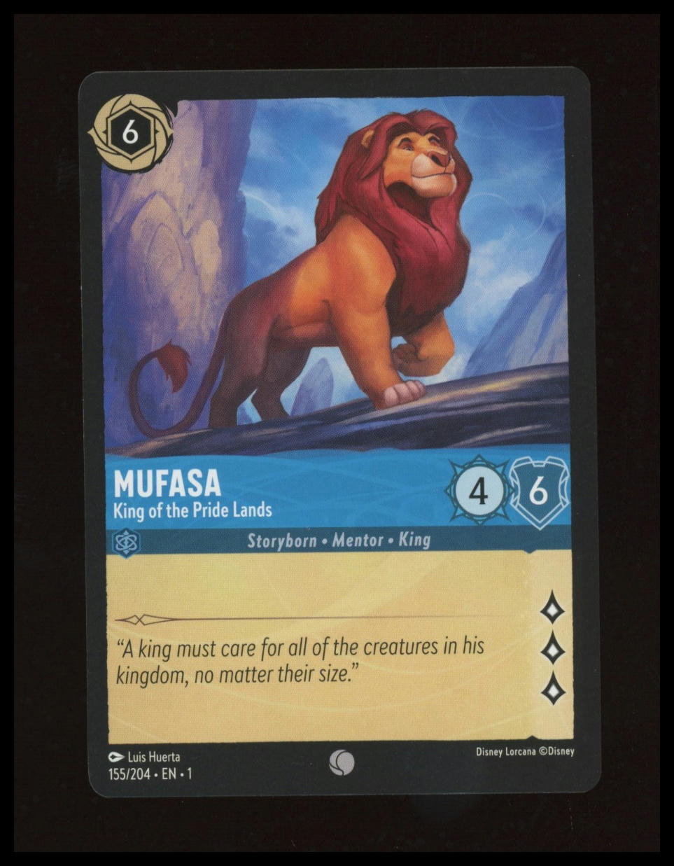 155/204 Mufasa - King of the Pride Lands The First Chapter