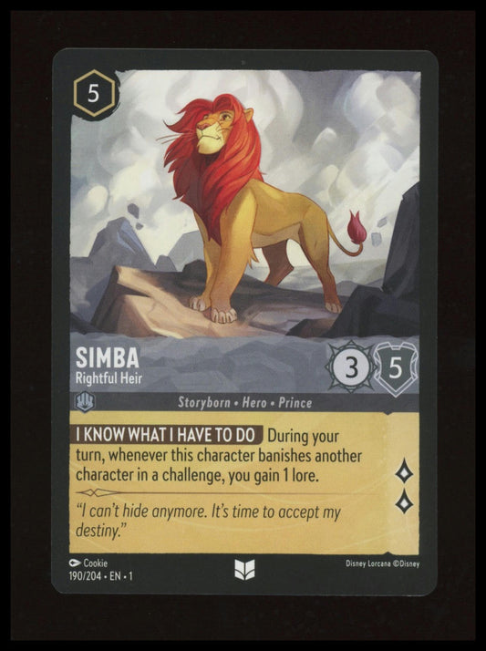 190/204 Simba - Rightful Heir The First Chapter