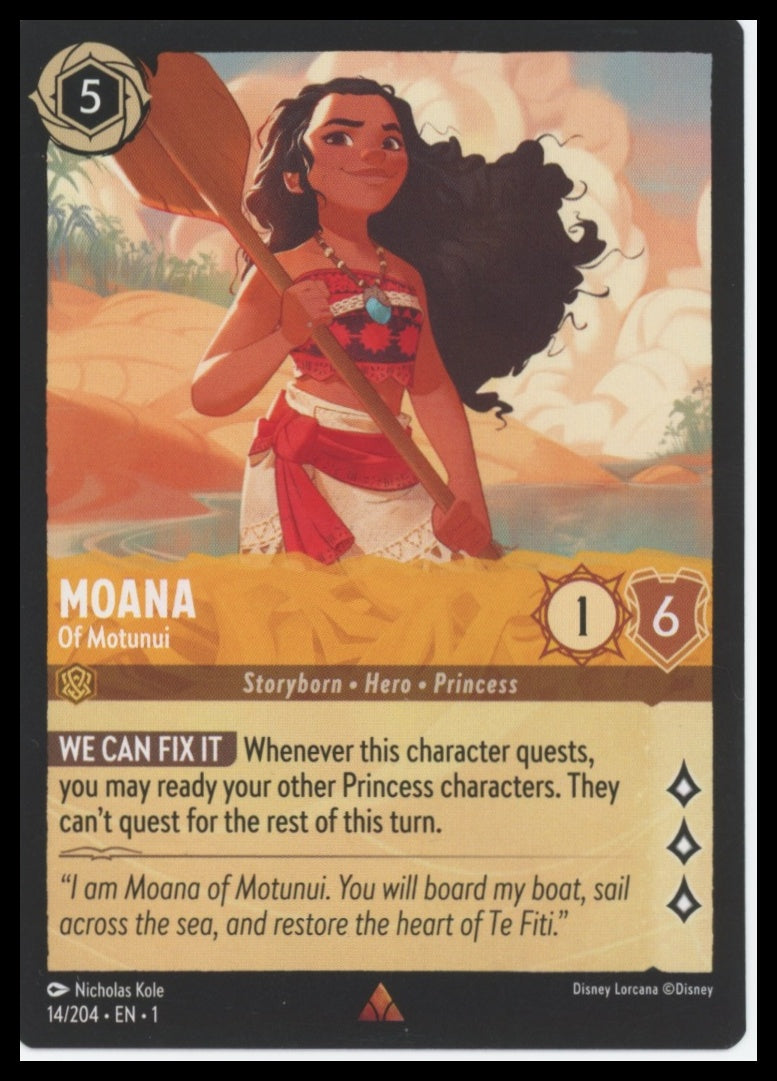 The First Chapter #14/204 Moana - Of Motunui